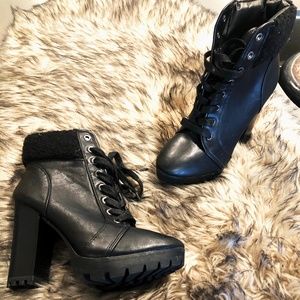 Black Combat Booties